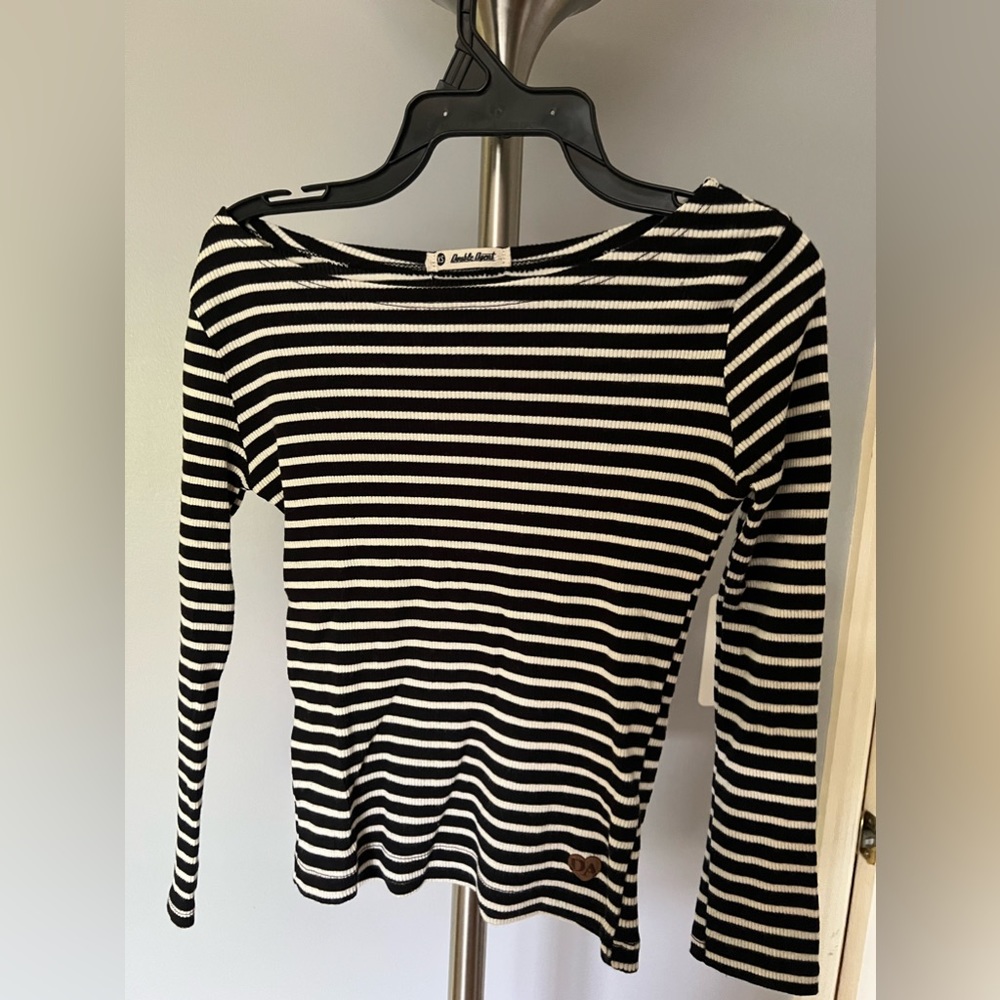 Double Agent (California) Long sleeve striped top, size XS